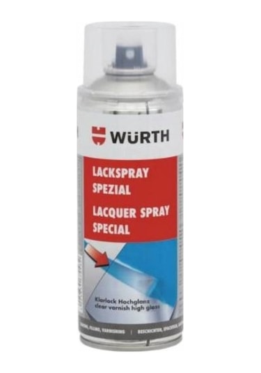 Würth Special Şeffaf Vernik Sprey Vernik Saydam 400 Ml