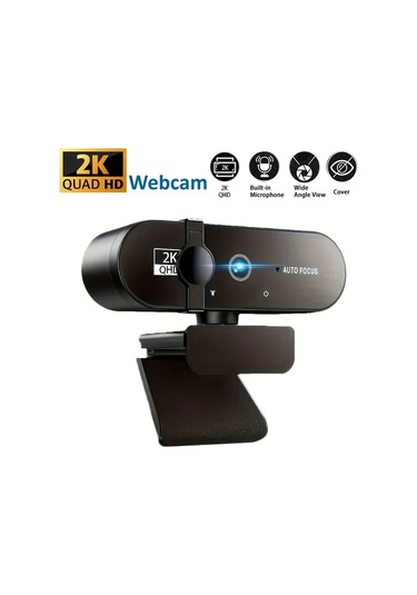 Xuweiwei 2k 4k Webcam Geniş Açılı Gizlilik Kapağı Ve Mikrofonlu Bilgisayar Kamerası
