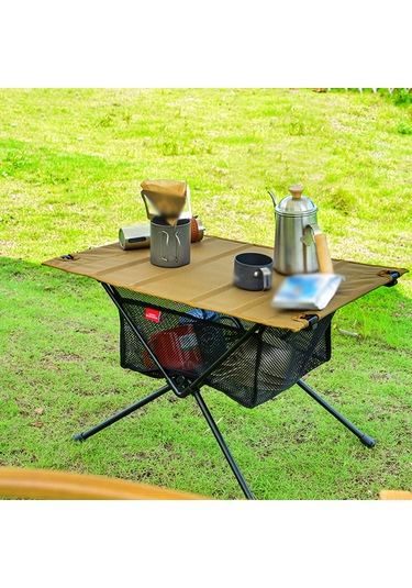 Maiyame Kamp Masa Aksesuarı: Dayanıklı Örgü Tülleme Çantası, Piknik-barbekü İçin Hafif, Çok Amaçlı Eşya Saklama Aleti Çok Renkli