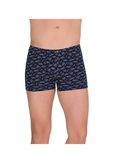 6 Lı Paket Berrak Erkek Likralı Modal Boxer 4497 Renk - Karışık