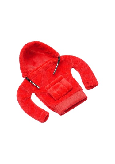 Suntek Kapşonlu Kapak Otomatik Vites Kolu Topuzu Kapağı Kırmızı