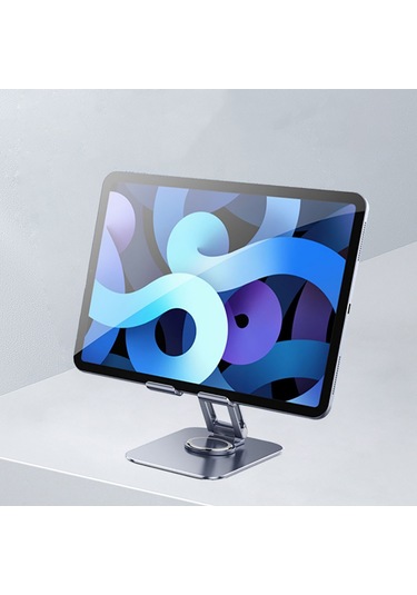 Jmary Mk-61 Ayarlanabilir Katlanabilir 360 Derece Dönebilen Telefon Ve Tablet Standı Gri