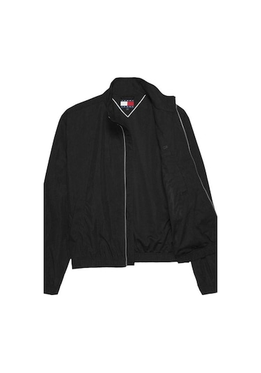 Tommy Jeans Logolu Erkek Siyah Kazak Siyah