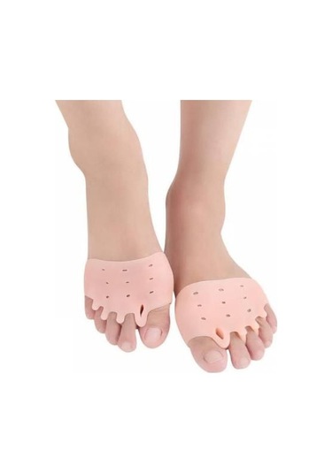 Ramdet 5 Parmak Ayırıcı Makaralı Ayak Koruma Bunyon Silikon Ayak Gömleği 1 Çift