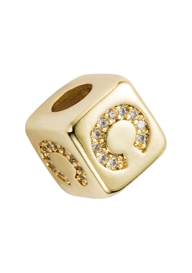 İngilizce Mektup Boncuk Bilezik Pirinç Mikro Kakma Çift Kırmızı Dize Çekme Dıy Bilezik Takı, Stil: C Çok Renkli