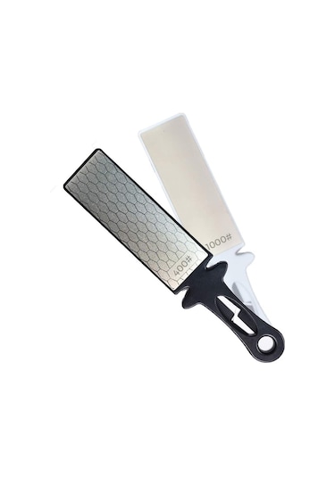 5-ın-1 Elmas Bileme Plakası Bıçak Ve Makas Bileyici Seramik Bıçak Bileyici Çubuk Çift Taraflı 400/1000 Grit Petek Yüzey Dış Mekan