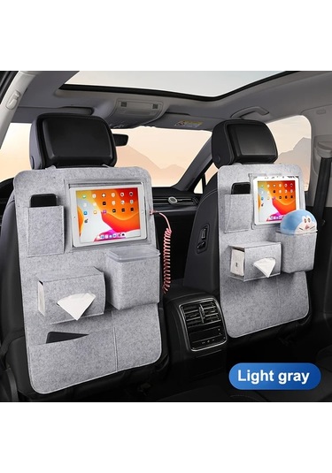 Xuweiwei Black Universal Araç Koltuğu Düzenleyici Çok Cepli Dayanıklı Depolama Çantası