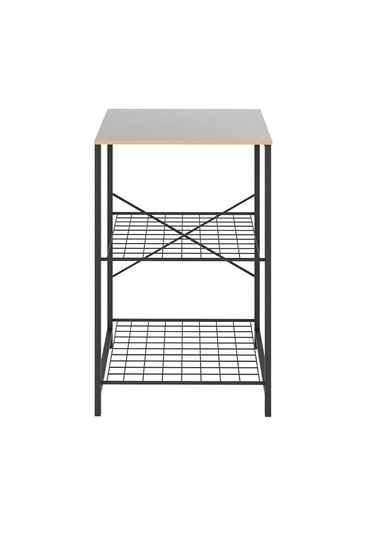 Çok Amaçlı Mutfak Rafı Bangosu Masa Dar Beyaz 1443