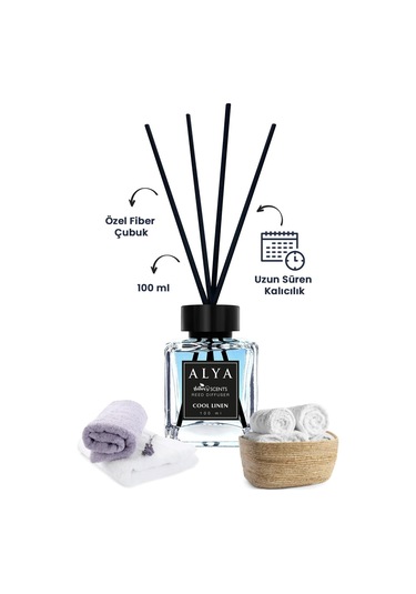 alya Nature's Scents Cool Linen Bambu Çubuklu Oda Kokusu 100 ML