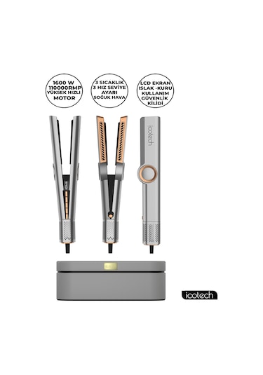 Icotech HS50 Pro Airflow Saç Düzleştirici ve Şekillendirici