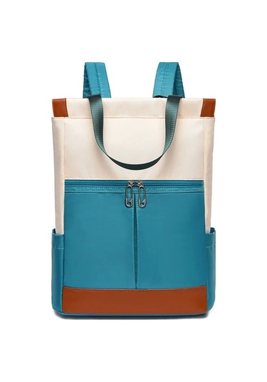 Zyzqstore Geçirmez İş Sırt Çantası Kadın Oxford Öğrenci Moda Çok Renkli Çok Renkli