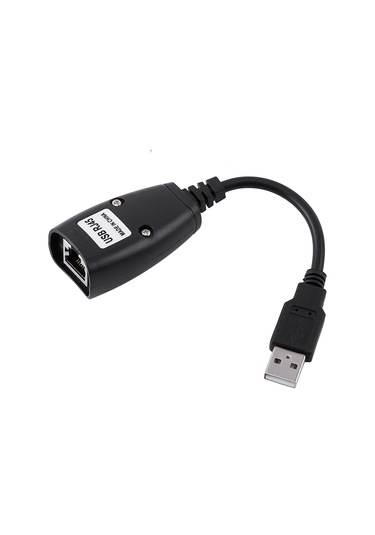 Shineyee 50m Uzunlukta 4 Usb Portlu Rj45 Ağ Kablosu İle Klavye, Fare, Yazıcı Uzatıcı - Usb 2.0 Destekli, Ek Güç Gerektirmeyen Hub