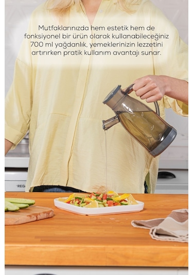 Vienev 2li Oliva Yağdanlık 700 Ml