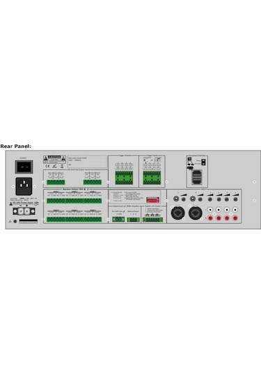 Cmx Evac-240Rt Acil Anons Sistemi Yönlendirici Amplifikatör 240W