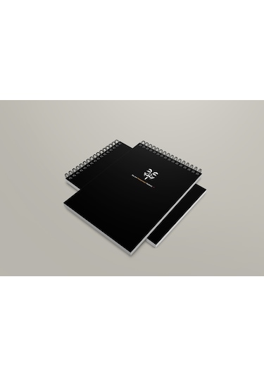 Notebook for Developers - Anonymous Hackers - Siyah - Kısmi Lak'lı Yumuşak Kapak - 50 Yaprak - Kareli - Spiralli Bloknot