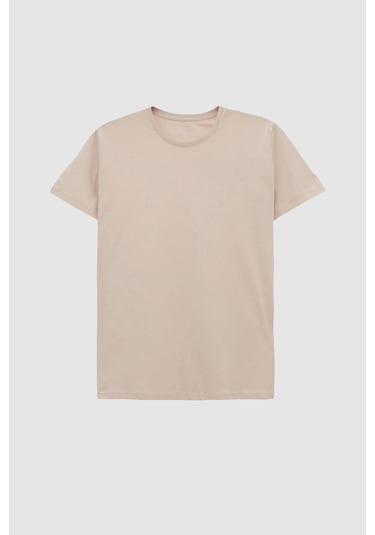 Ds Damat Slim Fit Bej Bisiklet Yaka %100 Pamuklu Nefes Alabilen T-shirt 4hc141996753m Bej Ds Damat Slim Fit Bej Bisiklet Yaka %100 Pamuklu Nefes Alabilen T-shirt 4hc141996753m Bej
