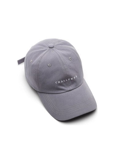 Beyzbol Şapkası Modelleri Unisex Hava Delikli Gündelik Kullanım İçin Güneş Gözlüklü Alfabe Desenli Spor Şapka Gri