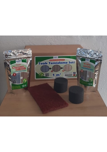 Teak / Tik Temizleme Seti 1 M2 Aktif Köpük İle Güçlendirilmiş For