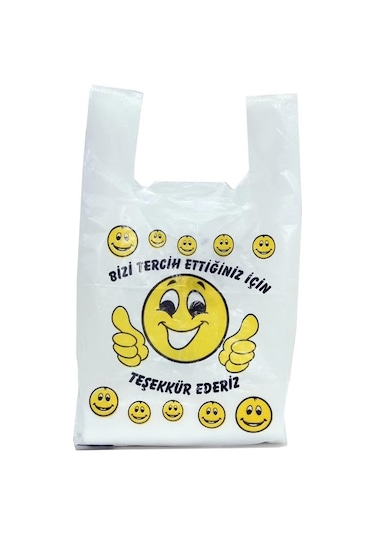 Gülenyüz Baskılı Hışır Poşet Mini Boy 1 Kg