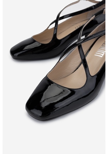 Valmenti Kadın Hakiki Deri Siyah Rugan Topuklu Ayakkabı 1027 229 Bn Ayk Y25 Sıyah Rgn Siyah Rugan