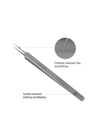 Ultra Hassas Çelik Entegre Cımbızı - Düz Sivri Uç 0.01 MM