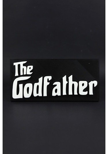 The Godfather - 3 Boyutlu Tabela - 19cm X 9cm X 1.5cm