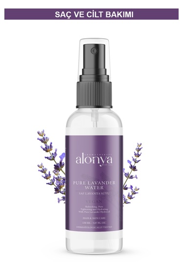 Pure Lavander Saf Lavanta Suyu Canlandırıcı Besleyici Bakım Toniğ