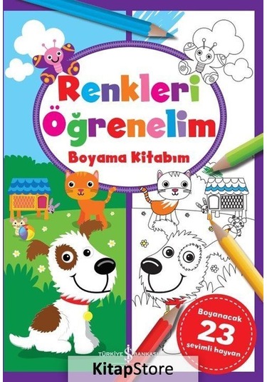 Renkleri Öğrenelim / Boyama Kitabım