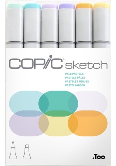Sketch 6Lı Set Pale Pastels