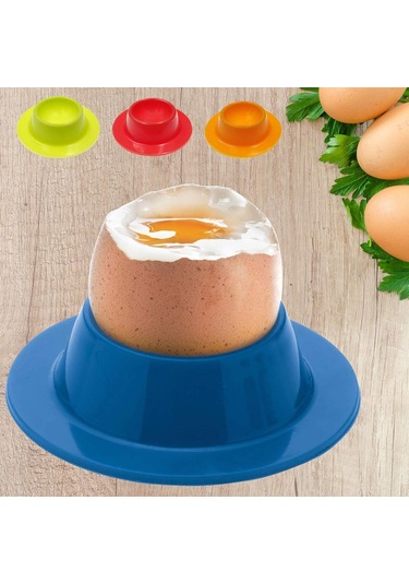 Pxcl 8 Renkli Silikon Yumurtalar, Yuvarlak Taşınabilir Mutfak Yum Renkli