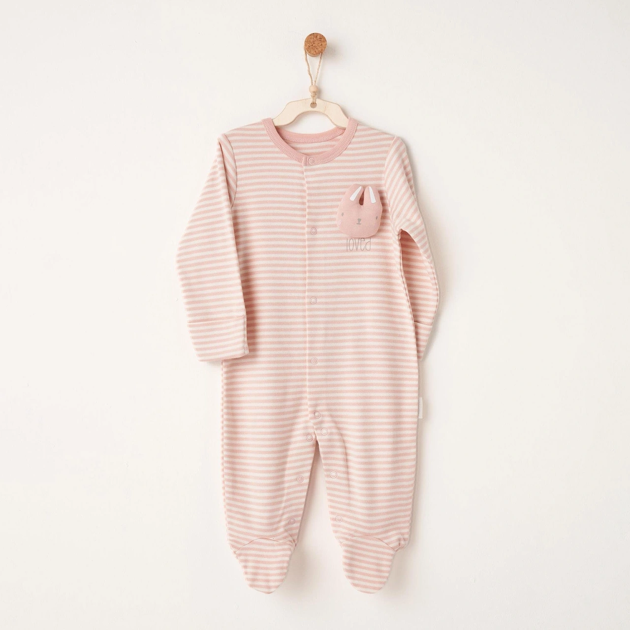 Bebek Tulum Romper Bamboo Ac26351 Pembe