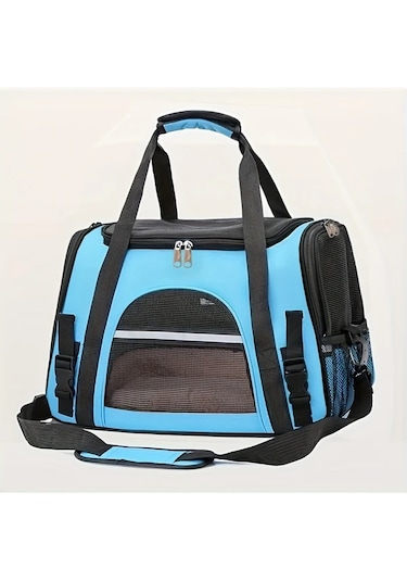 Hightower Gri Taşınabilir Kedi Taşıma Çantası Nylon Sırt Çantası Seyahat Ve Araba Yolculuğu İçin