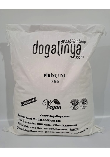Doğalinya Glutensiz Pirinç Unu 5 KG