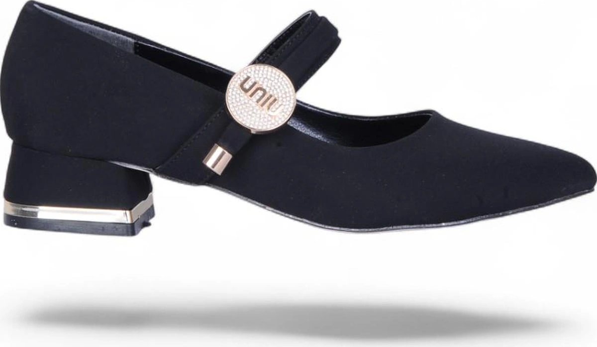 Scarletta S11 Saten 3cm Kadın Topuklu Ayakkabı S.Siyah