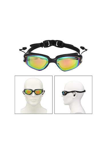 Suntek Yüzme Gözlükleri Uv Koruması Buğu Önleyici Siyah