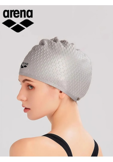 Arena Uzun Saçlar İçin Havuz Ve Yüzme Bones 291078470 Gri