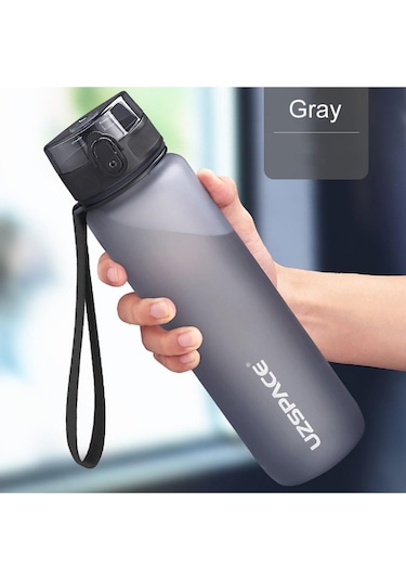 Uzspace FiftyFifty Softtouch Büyük Boy Tritan Su Matarası 28 CM 1 L