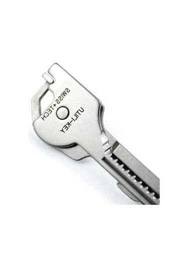 Ulzyvf 6 Fonksiyonlu Lala Anahtarlık Gümüş Tornavida Açacağı Anahtar Tutucu El Alet Çok Yönlü Anahtarlık Gümüş