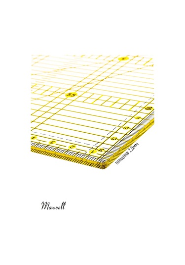 Maxwell Akrilik Terzi Cetveli Quilt Ve Patchwork İçin 150 600 276496874