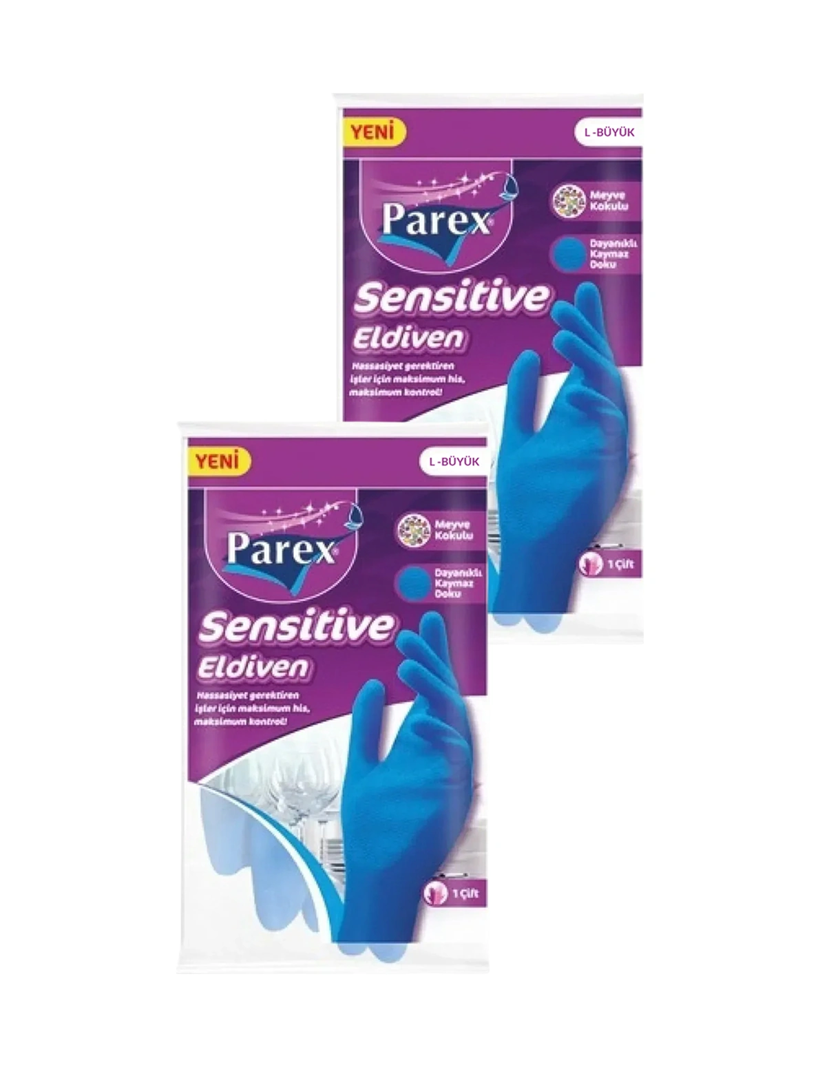 Sensitive Eldiven Büyük Boy İkili Paket