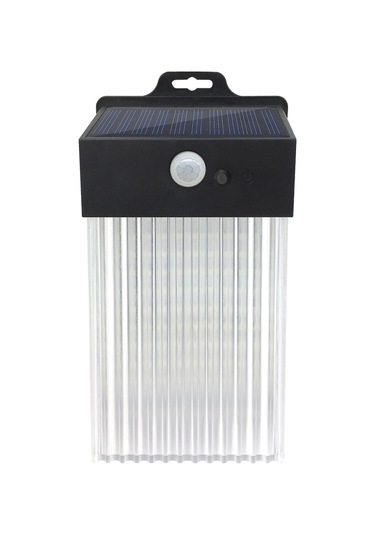 Shineyee Dış Mekan Güneş Enerjili 50led Isı Işığı - Ip65 Su Geçirmez, Vücut Algılama, Bahçe Duvar Aydınlatması Ilık Beyaz