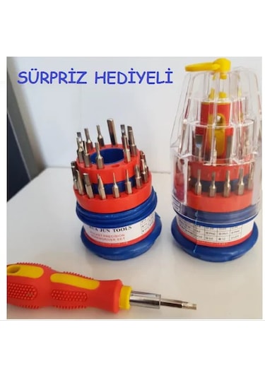 31 Parça Elektronik Saat Tamir Yumurta Tornavida Uç Seti Takımı