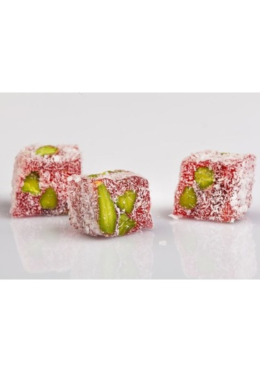 Balşeker Çifte Kavrulmuş Nar Aromalı Antep Fıstıklı Mini Lokum 3 KG
