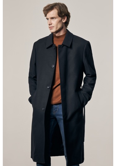 Koyu Lacivert 115 Cm Kaşe Polo Yaka Düz Esnek Garnisiz-biyesiz Comfort Fit Palto 1005245150 Koyu Lacivert Koyu Lacivert 115 Cm Kaşe Polo Yaka Düz Esnek Garnisiz-biyesiz Comfort Fit Palto 1005245150 Koyu Lacivert