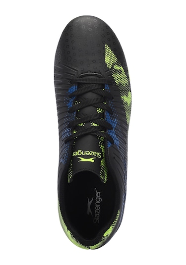 Slazenger CYPRUS KR Erkek Halı Saha Siyah / Yeşil Futbol Ayakkabısı