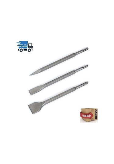 25 Cm Sds Plus Matkap Ucu - Keski - Murç 3'Lü Set