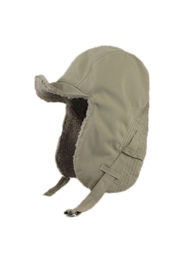 Kış Kalın Ve Kadife Kayak Şapkası Nolwss Haki