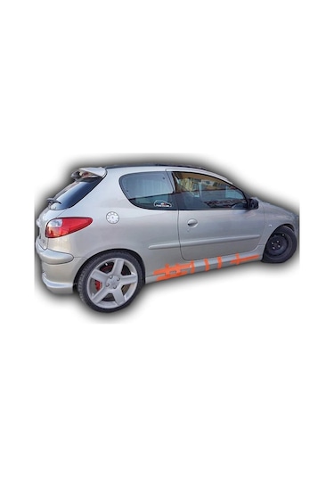 Peugeot 206 Uyumlu Yedek Parça Düz Model Marşpiyel Plastik