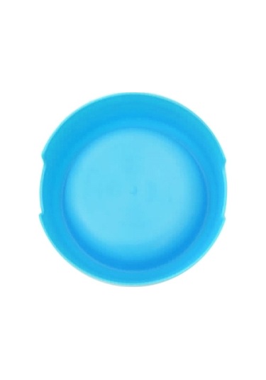 Cbtx Köpek Kedi Hafif Şeker Renk Plastik Malzeme Tekli Evcil Hayvan Kaseleri Mavi