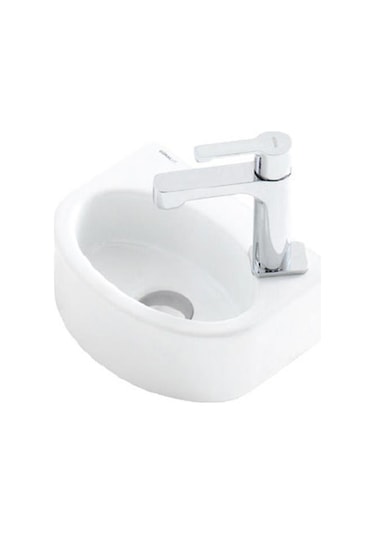 Güral Vit 23 CM x 30 CM Puzzle Lavabo